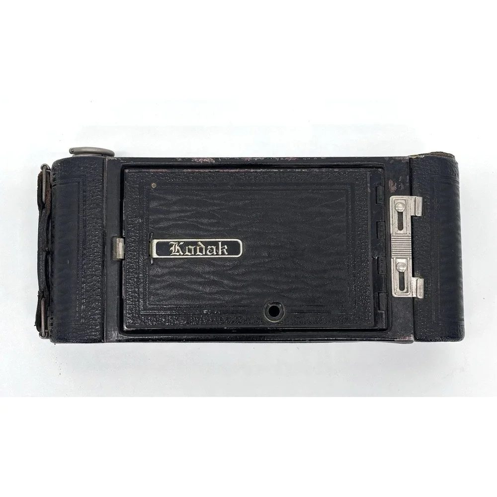 Vintage No 1A Pocket Kodak Folding Bellows Camera Kodex Shutter Film TV Prop